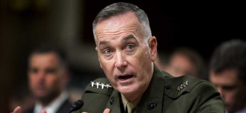 Marine Gen. Joseph Dunford, Jr. testifies on Capitol Hill in Washington, Thursday, Nov. 15, 2012, before the Senate Armed Services Committee.
