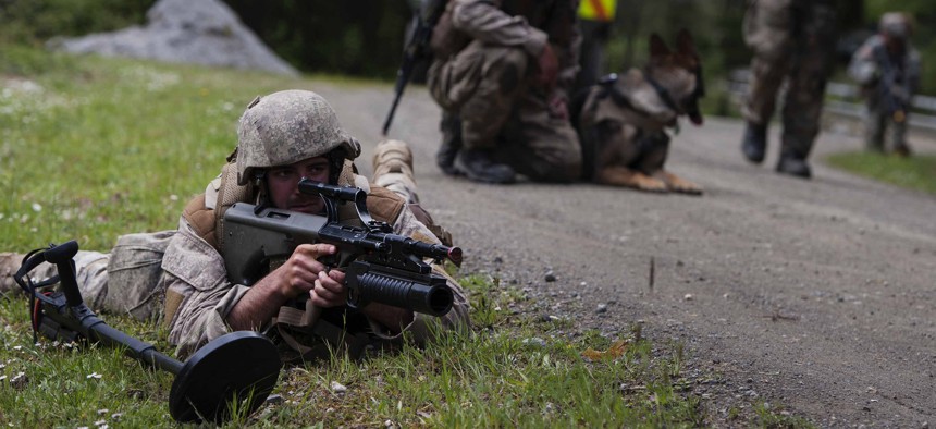 About 60 U.S. soldiers from the 25th Infantry Division at Schofield Barracks and 40 Marines from I Marine Expeditionary Force trained alongside about 600 New Zealand Defense Force soldiers during Exercise Kiwi Koru in 2014. 