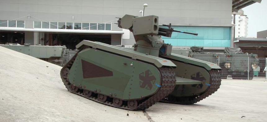 The Titan unmanned ground vehicle by Milrem and QinetiQ North America