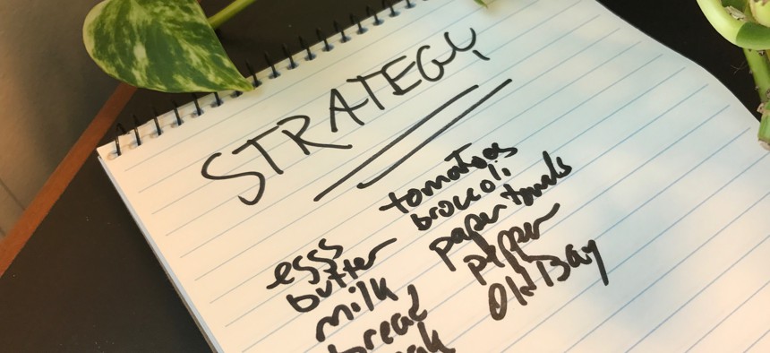 How often have you heard “strategic" and “complex” applied to things no more strategic and complex than a shopping list? 