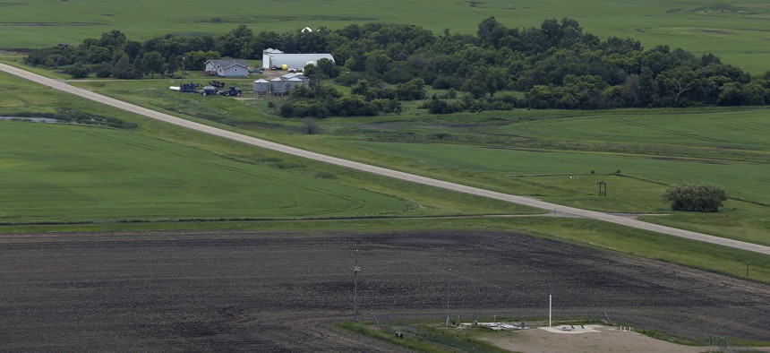 Nuclear missile sites are scattered across the American heartland, like this ICBM launch site in Minot, N.D.