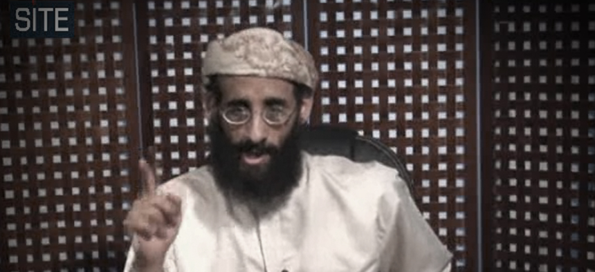 Anwar al-Awlaki speaks in a video message posted on radical websites in late November 2010. 