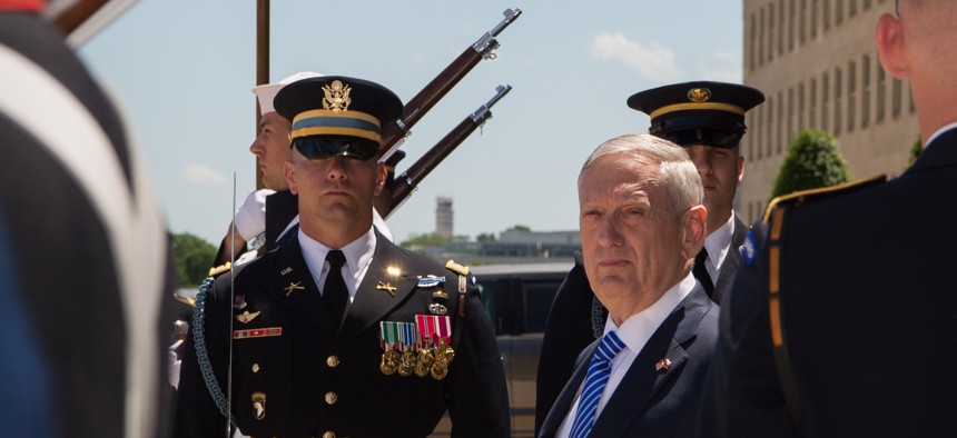 Secretary of Defense Jim Mattis called on leadership to focus on the “necessity and prudence” of recruitment and hiring actions going forward.