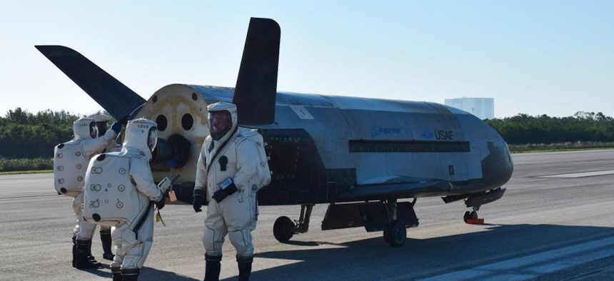 The U.S. Air Force released a flurry of photos and videos — but not information — about the X-37B at its latest landing in Florida.