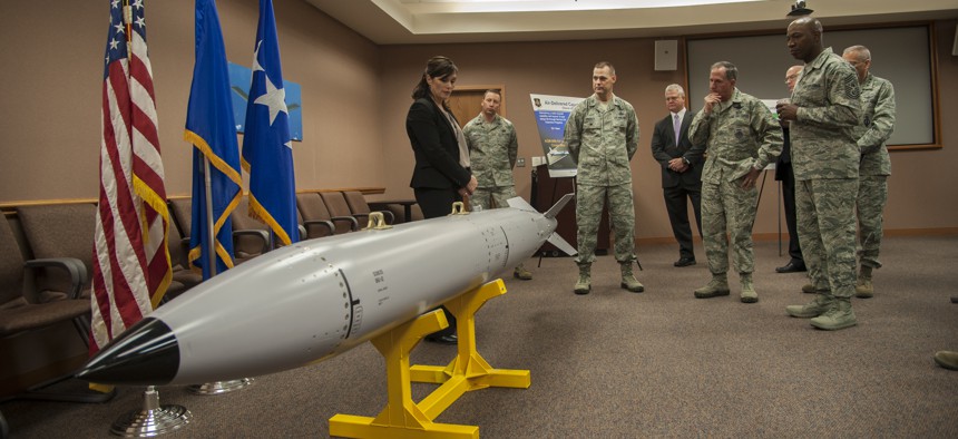 Chief of Staff Gen. David L. Goldfein and Chief Master Sergeant of the Air Force CMSgt. Kaleth O. Wright visit Kirtland Air Force Base, N.M.