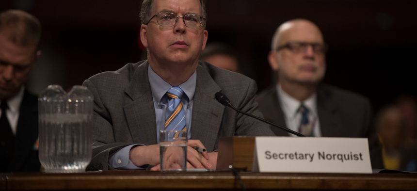 Under Secretary of Defense (Comptroller) David L. Norquist testified in June to Congress about, among other things, the harm done by continuing resolutions.