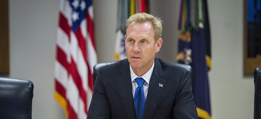 2017 file photo of Deputy Defense Secretary Patrick Shanahan