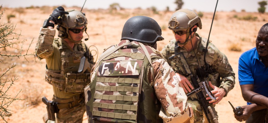 20th Special Forces Group and Nigerien Armed Forces train together in Niger and at key outstations at Burkina Faso and Senegal as part of Flintlock 2018.