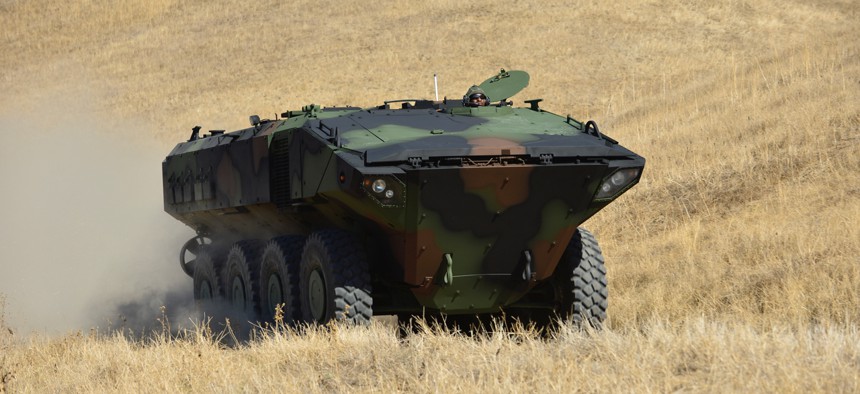 The Marine Corps has chosen the Iveco SuperAV in the Amphibious Combat Vehicle competition.