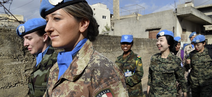 The United Nations Interim Force in Lebanon (UNIFIL) conducted its first all-female foot patrol, with ten female peacekeepers from six troop contributing countries, in Rumaysh, south Lebanon.