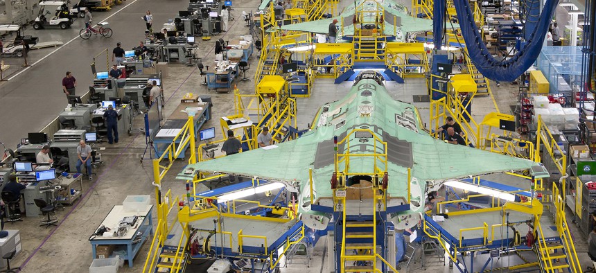 F-35 assembly line, Fort Worth, Texas