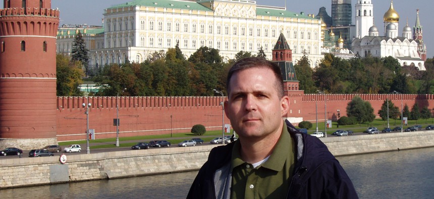 Paul Whelan is pictured on his two weeks of leave in St. Petersburg, Russia September 28, 2006.
