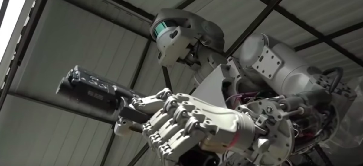 Pistol-Packing Robot Is Scrambling for Parts - Defense One
