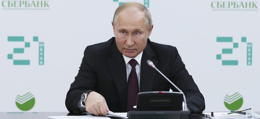 Putin Drops Hints about Upcoming National AI Strategy - Defense One