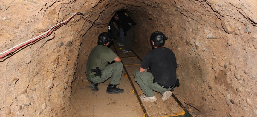 Otay Drug Tunnel.