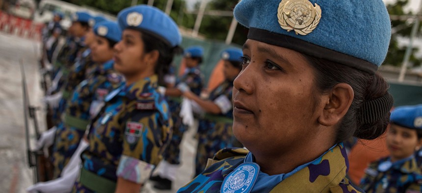 In Haiti, an all-female Bangladeshi Formed Police Unit served with the UN mission, known as MINUSTAH, from 2015 until October 2017.