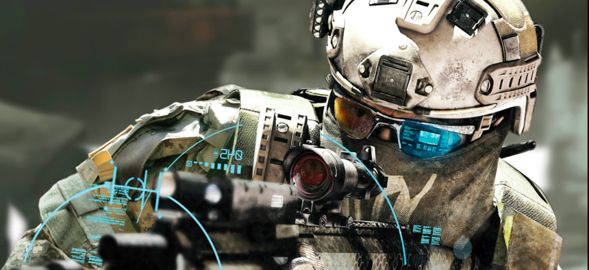 An illustration from Ubisoft's Ghost Recon Future Soldier. 