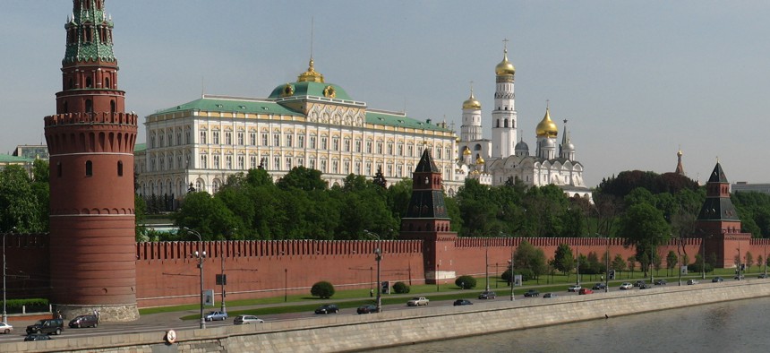 Kremlin wall and towers, Moscow