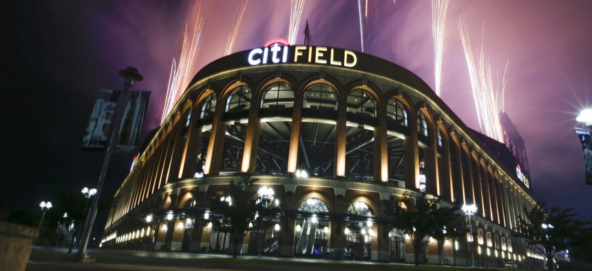 Citi Field after the New York Mets' baseball game against the Philadelphia Phillies on Saturday, July 6, 2019.