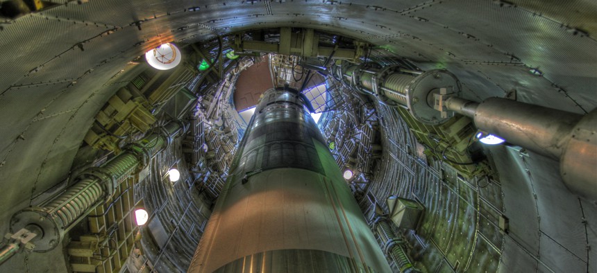 A decommissioned Titan ICBM in Arizona