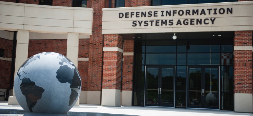 A Defense Information Services Agency facility at Scott Air Force Base, Illinois