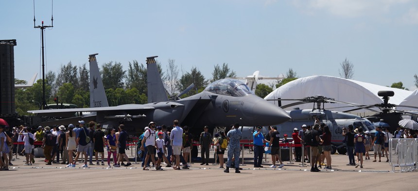 The 2020 Singapore Air Show was a "ghost town," one defense industry leader said.
