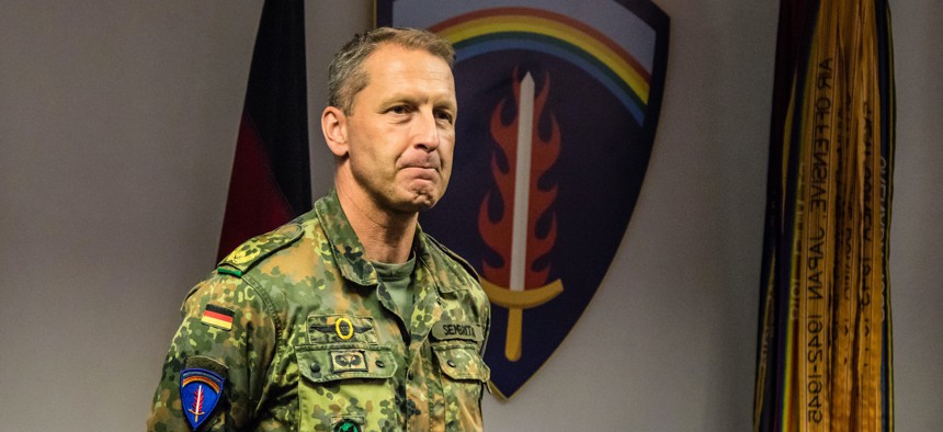 German Brig. Gen. Jared Sembritzki has assumed the responsibility of being U.S. Army Europe’s new chief of staff.