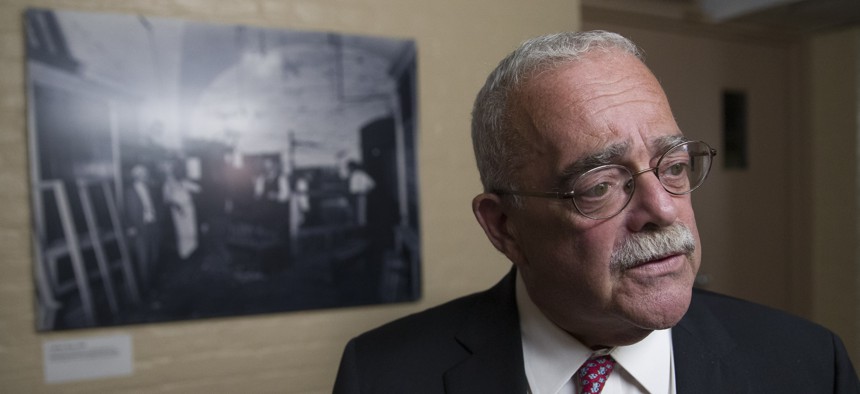 A 2019 photo of Rep. Gerry Connolly, D-Va., who is backing legislation to give defense firms more money.