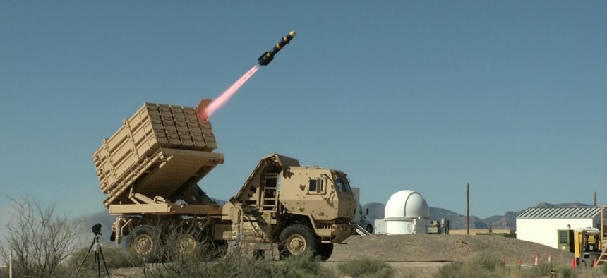 A 2016 test of the Integrated Fire Protection Capability at White Sands Missile Range, N.M.