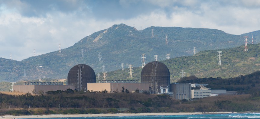 Maanshan Nuclear Power Plant in Hengchun Township, Taiwan.