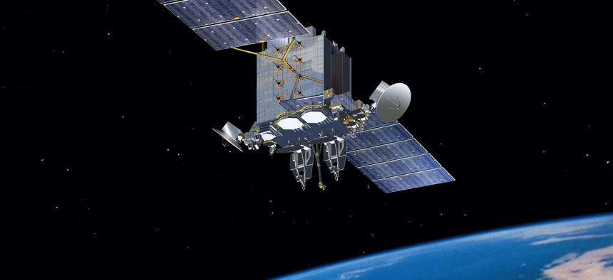 U.S. Air Force Advanced Extremely High Frequency communications satellite