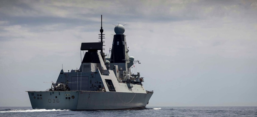 HMS Defender, a British destroyer