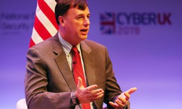 ob Joyce (US Homeland Security Advisor) during a Five Eyes session: International Panel Discussion on Global Cyber Issues during CYBERUK held at the Scottish Event Campus in Glasgow