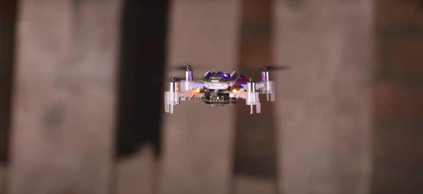  The research team used modified “CrazyFlie” drones, which are 12 cm in diameter weighed only 37.5 grams.
