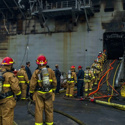 Navy Seeks To Improve Firefighting After ‘Preventable’ Bonhomme Richard ...