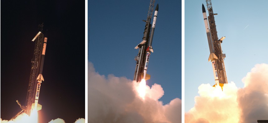 Three Navy launches from NASA’s Wallops Flight Facility in Virginia reached hypersonic speeds Oct. 20, 2021, as part of a “High Operational Tempo for Hypersonics flight campaign.” 