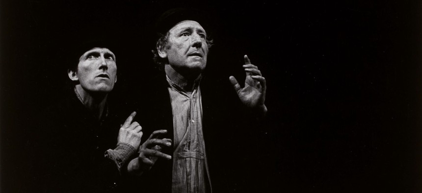  Rufus and George Wilson in Stephen Sondheim's 1978 production of Waiting for Godot.