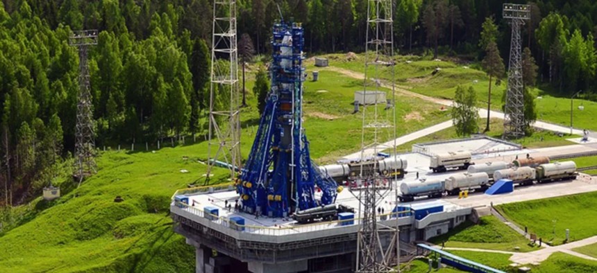 Plesetsk Cosmodrome, a Russian spaceport that launched an earlier anti-satellite test.