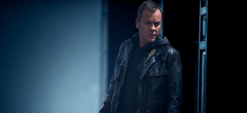 Kiefer Sutherland as Jack Bauer in "24."