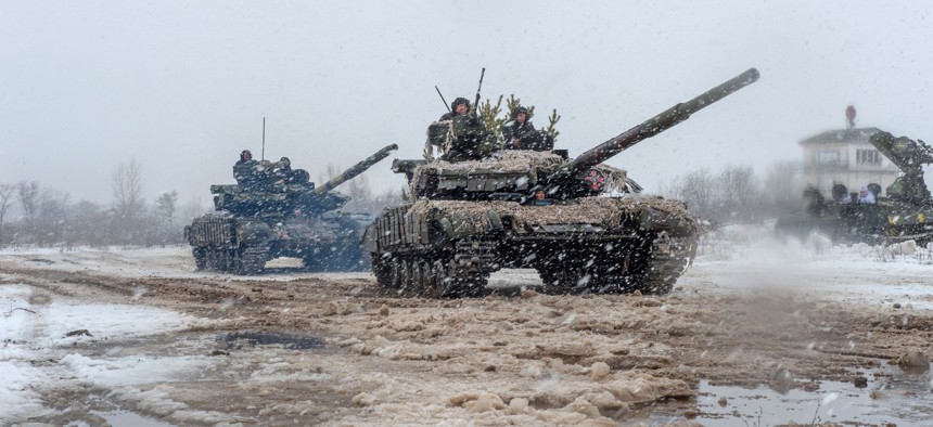 U.S. Orders Most Troops, Diplomats to Leave Ukraine - Defense One
