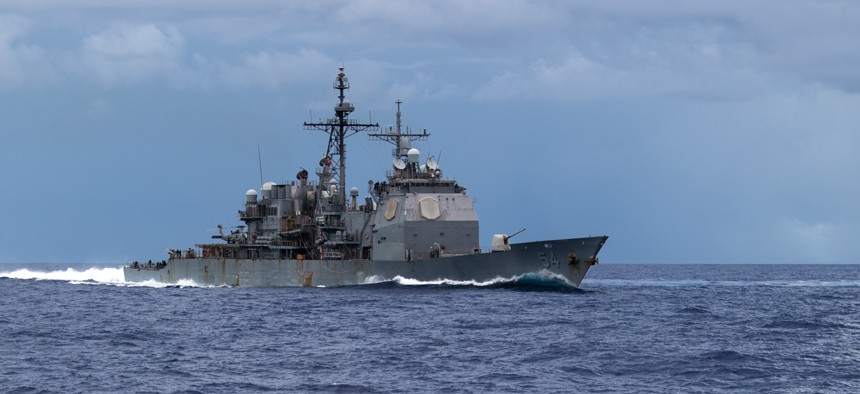 Five Ticonderoga-class cruisers are on the proposed cut-list.