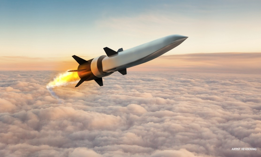 An artist rendering of the Hypersonic Air-breathing Weapon Concept (HAWC)