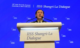 China's Defence Minister Wei Fenghe attends the IISS Shangri-La Dialogue summit in Singapore on June 2, 2019. 