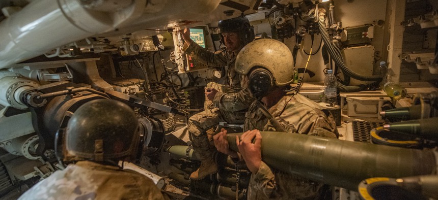 Key leadership from the Idaho National Guard and several other U.S. states joined partner nations on June 30, 2022 in Morocco to see the capabilities of multinational armies working together simultaneously in a combined arms live-fire mission.