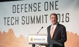 Secretary of Defense Ash Carter speaks at the Defense One Tech Summit in Washington D.C., June 10, 2016.
