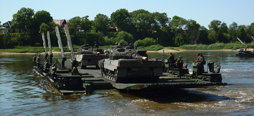 GDELS has a bridge to sell you—specifically, the M3 Amphibious Bridge and Ferry System.