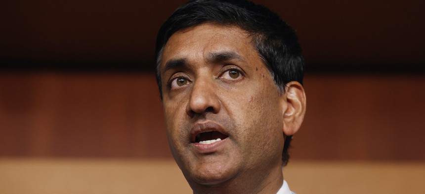  Rep. Ro Khanna (D-CA) speaks during a news conference in 2022.