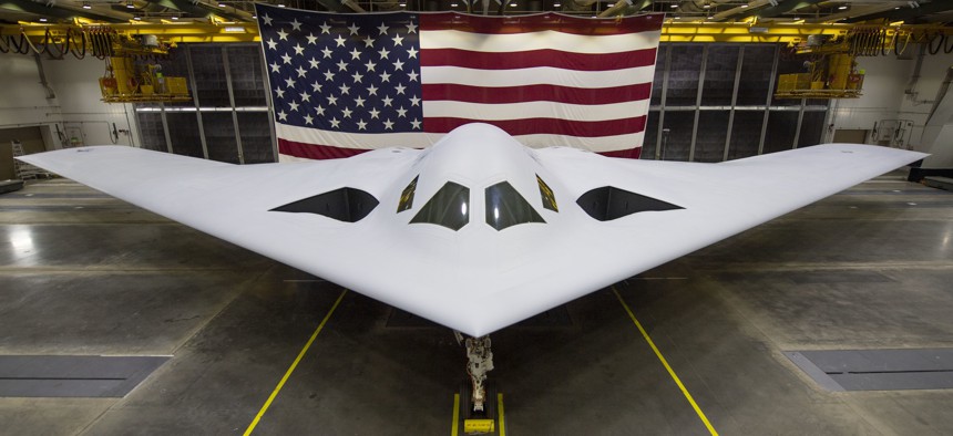 The B-21 Raider was unveiled to the public at a ceremony Dec. 2, 2022 in Palmdale, Calif. The B-21 will provide survivable, long-range, penetrating strike capabilities to deter aggression and strategic attacks against the United States, allies, and partners. 