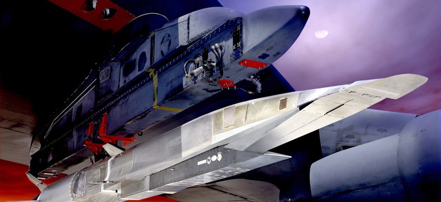 The X-51A Waverider is an unmanned, autonomous supersonic combustion ramjet-powered hypersonic flight test demonstrator 