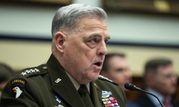 US General Mark Milley, Chairman of the Joint Chiefs of Staff testifies during a House Armed Services Committee hearing on the defense budget request on Capitol Hill in Washington, D.C., on March 29, 2023.